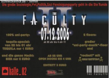 The Faculty II Werbeplakat