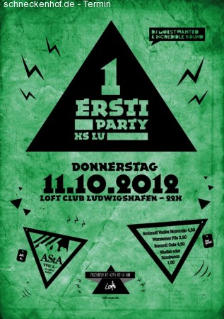 AStA Ersti-Party HS LU Werbeplakat