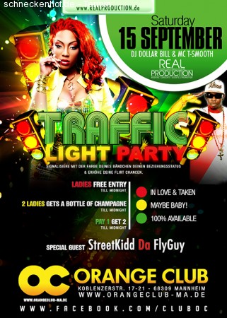 Traffic Light Party Werbeplakat