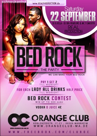 Bed Rock - The Party Werbeplakat