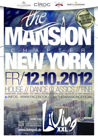 THE MANSION - Chapter New York Werbeplakat