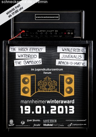 2. Mannheimer Winteraward Werbeplakat