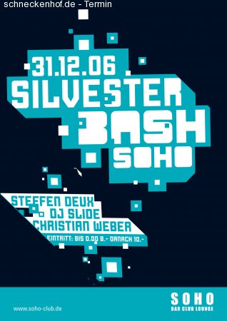 Silvester Bash Werbeplakat