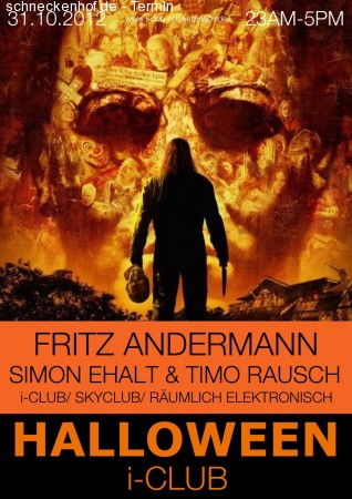 Halloween mit Fritz Adremann Werbeplakat