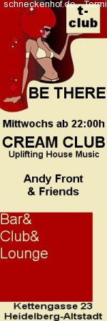 Cream Club Werbeplakat