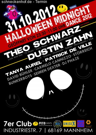Halloween Midnight Dance 2012 Werbeplakat