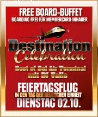 Destination Celebration Werbeplakat