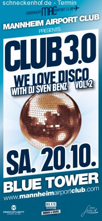 Club 3.0-We love Disco Vol. 2 Werbeplakat