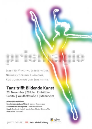 Tanzperformance Werbeplakat