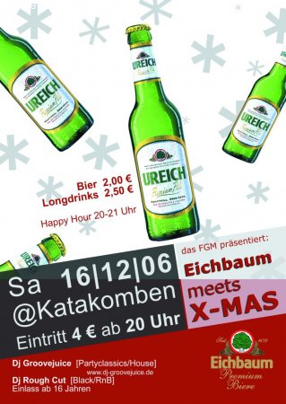 Eichbaum meets X-Mas Werbeplakat