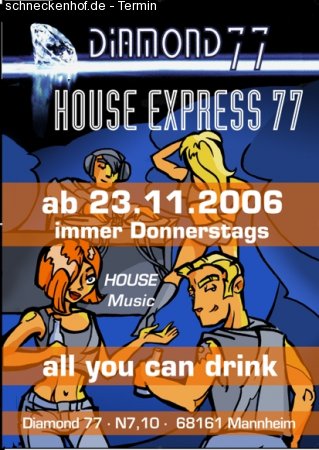 House Express 77 Werbeplakat