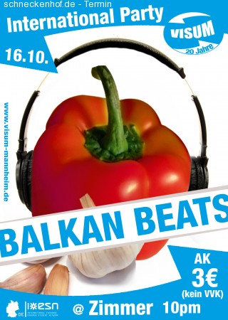 VISUM Balkan Beats Party Werbeplakat