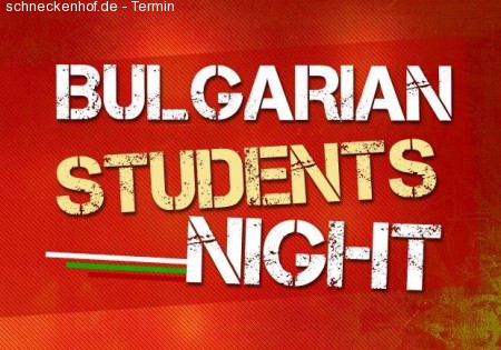 Bulgarian Students Night Werbeplakat