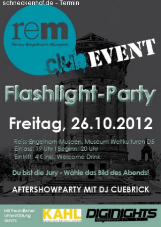 Flashlight Party Werbeplakat