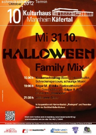 Halloween Family Mix Werbeplakat