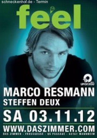 feel feat. Marco Resmann Werbeplakat