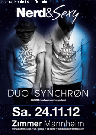 Nerd & Sexy feat. Duo Synchron Werbeplakat