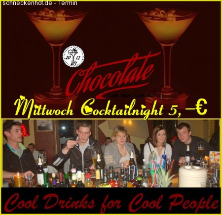 Mittwoch Cocktail Night Party Werbeplakat