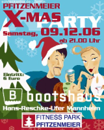 Pfitzenmeier X-Mas Party Werbeplakat