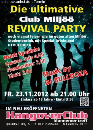 Miljöö Revival Party Werbeplakat