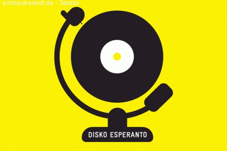 Disko Esperanto Silverster Werbeplakat