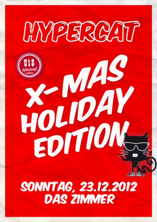 Hypercat X-Mas Holiday Edition Werbeplakat