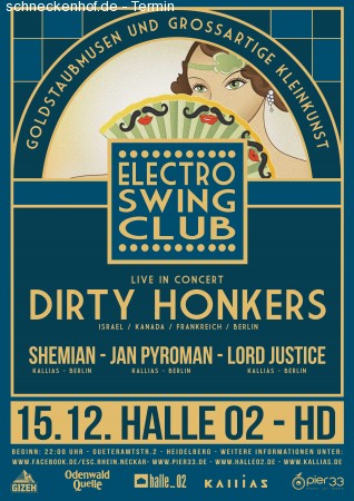 Electro-Swing Club Heidelberg Werbeplakat