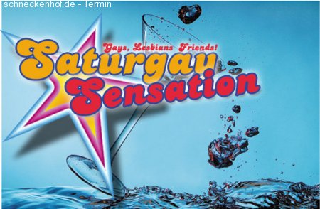 Saturgay Sensation Werbeplakat