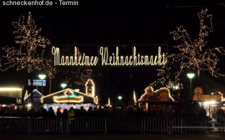 Mannheimer Weihnachtsmarkt Werbeplakat