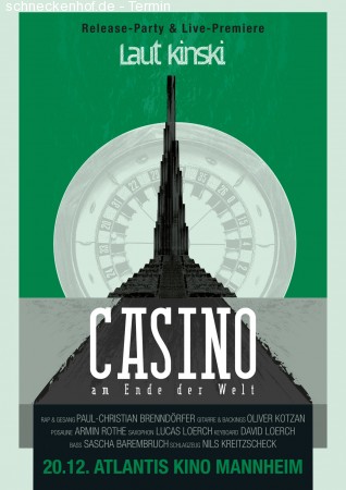 Casino am Ende der Welt Werbeplakat