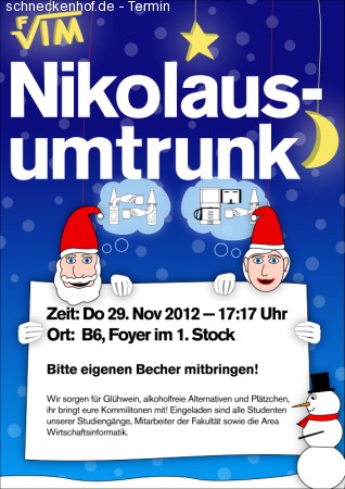 FIM-Nikolausumtrunk 2012 Werbeplakat