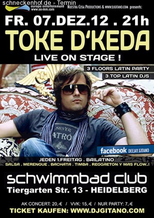 Toke D'keda Live On Stage Werbeplakat