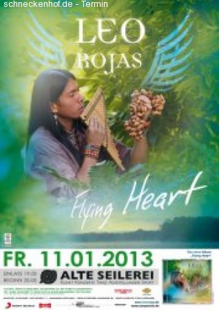 Leo Rojas Flying Heart Tour Werbeplakat