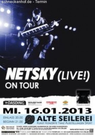 Netsky - Live In Concert Werbeplakat