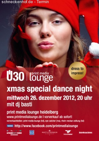Xmas Special Dance Night Werbeplakat