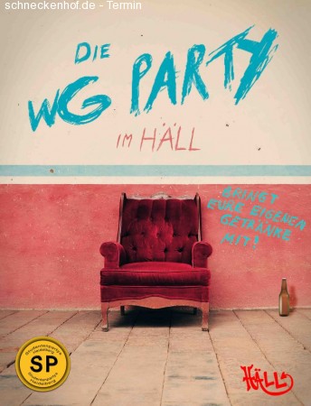 Die WG-Party Werbeplakat