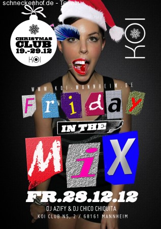 Friday In The Mix Werbeplakat