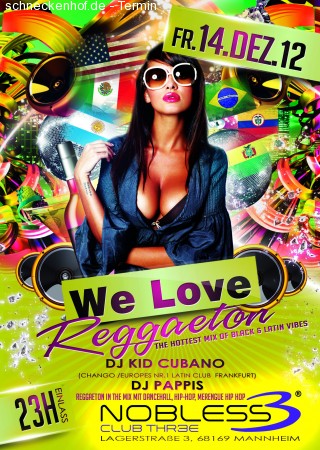We Love Reggaeton Werbeplakat