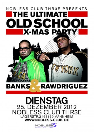 Oldschool Hip Hop & RnB Werbeplakat