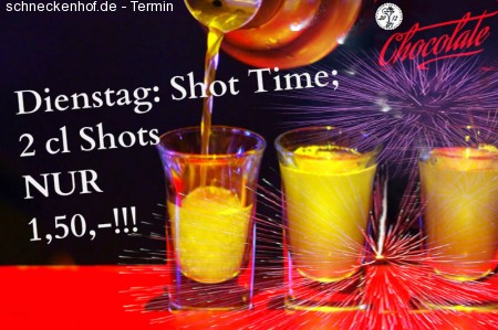 Dienstag: Shot Time Party!!! Werbeplakat