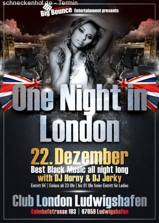One Night in London Werbeplakat