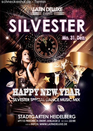 SILVESTER, HAPPY NEW YEAR PART Werbeplakat