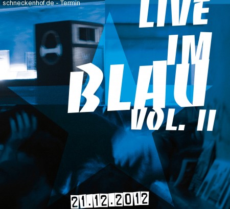 Live im Blau Release-Party Werbeplakat