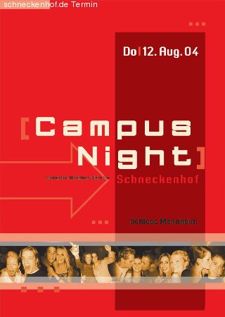 Campus Night Werbeplakat