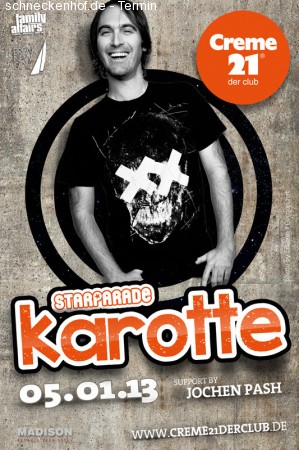 Starparade mit KAROTTE Werbeplakat