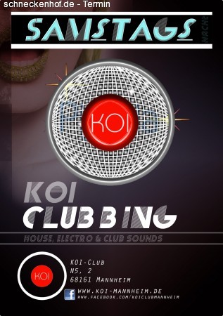 KOI Clubbing Werbeplakat