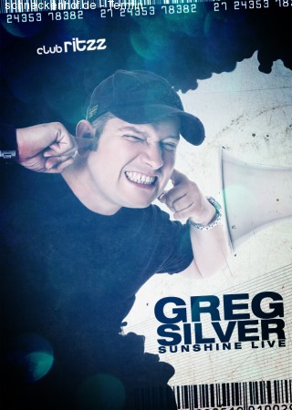 Club Ritzz - Greg Silver Werbeplakat