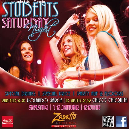 Students Saturday Night Werbeplakat