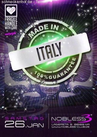 Made in Italy Werbeplakat