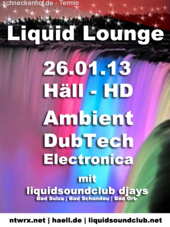 Liquid Lounge Werbeplakat